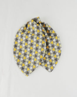 foulard géométrique yellow foulard géométrique yellow
