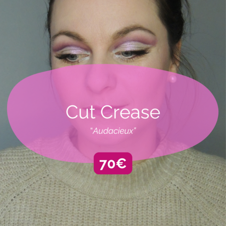 maquillage Cut crease